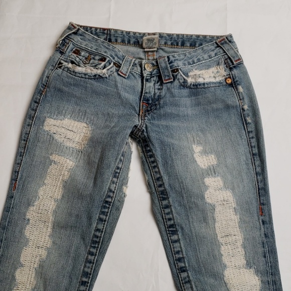 True religion brand jean made in USA size 27 - Picture 3 of 8